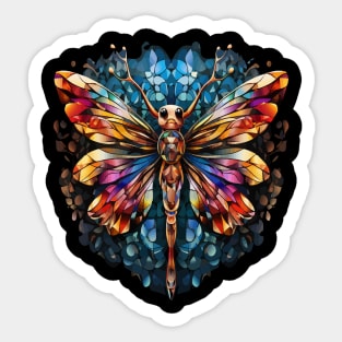 Dragonfly Rainbow Sticker